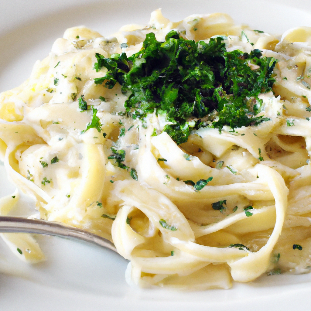 Low Fat Fettuccine Alfredo