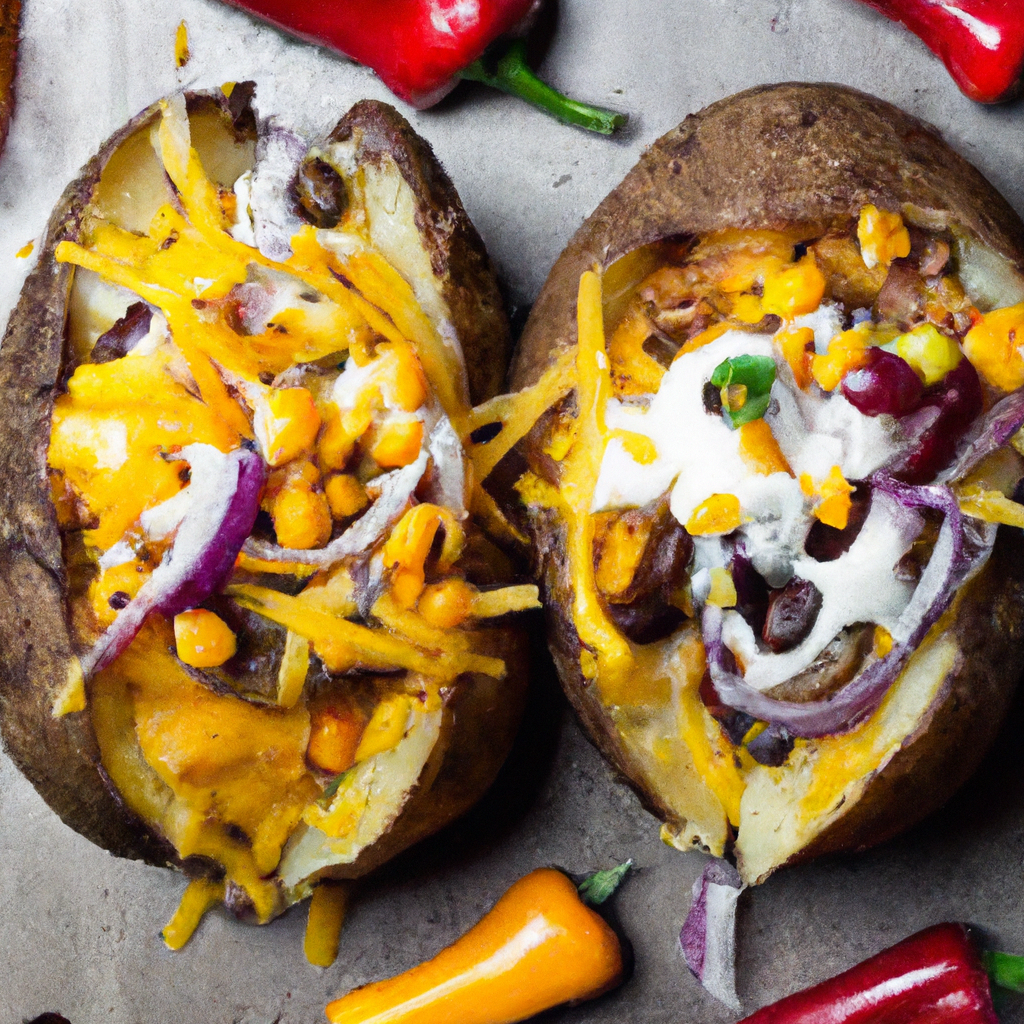 Tex Mex Baked Potatoes