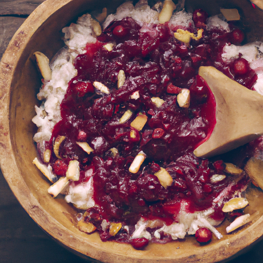Lisas Nutty Coconut Cranberry Sauce