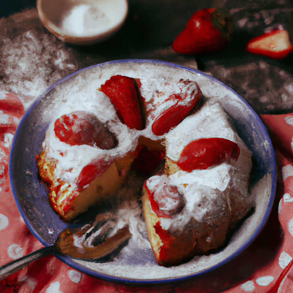 Diabetic Strawberry Cake