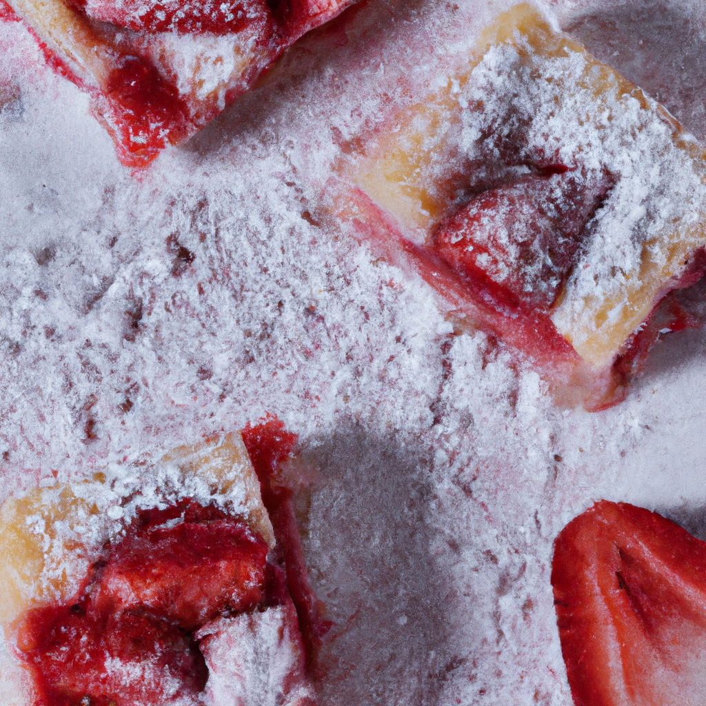 Frosty Strawberry Squares
