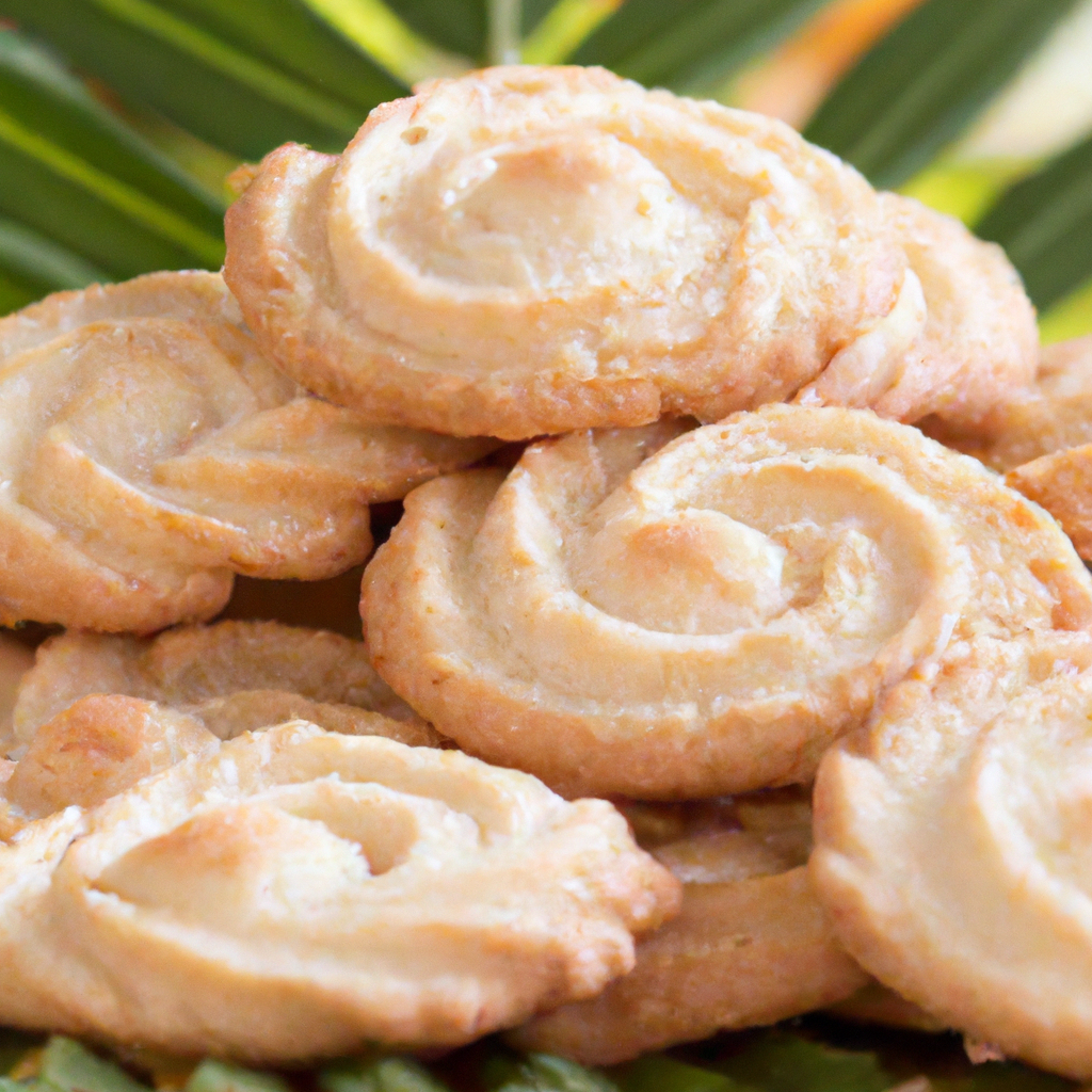 Pina Colada Spritz Cookies