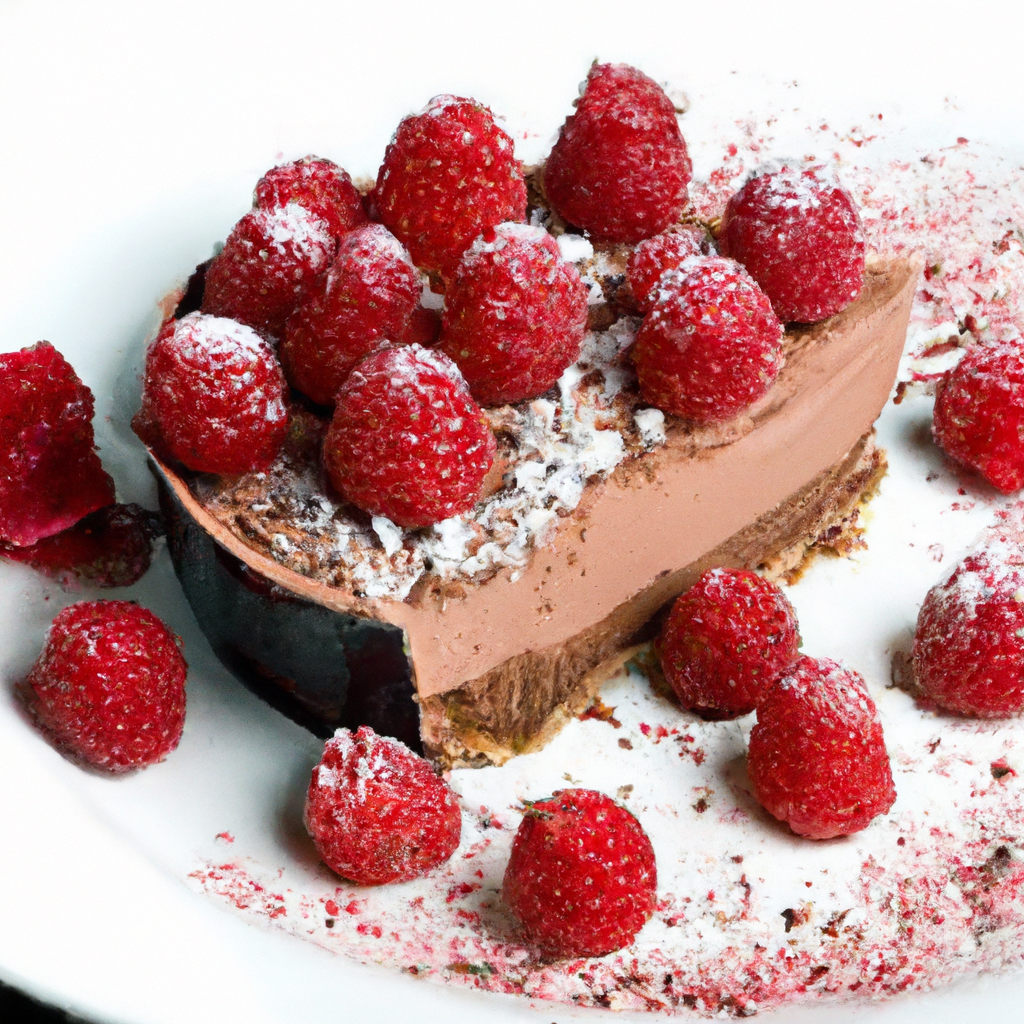 Chocolate Raspberry Frozen Pie