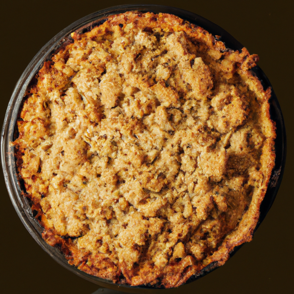 Apple Streusel Pie