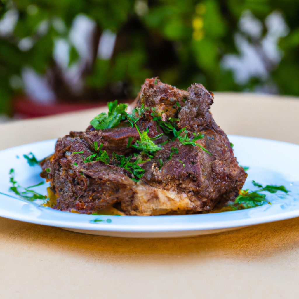 Lamb With Mustard Glaze