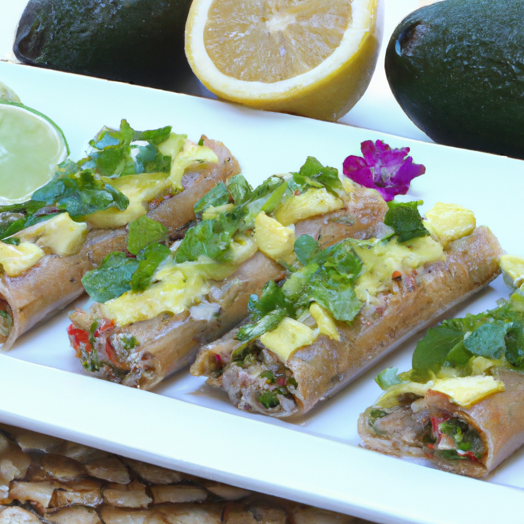Avocado Crepes With Crab