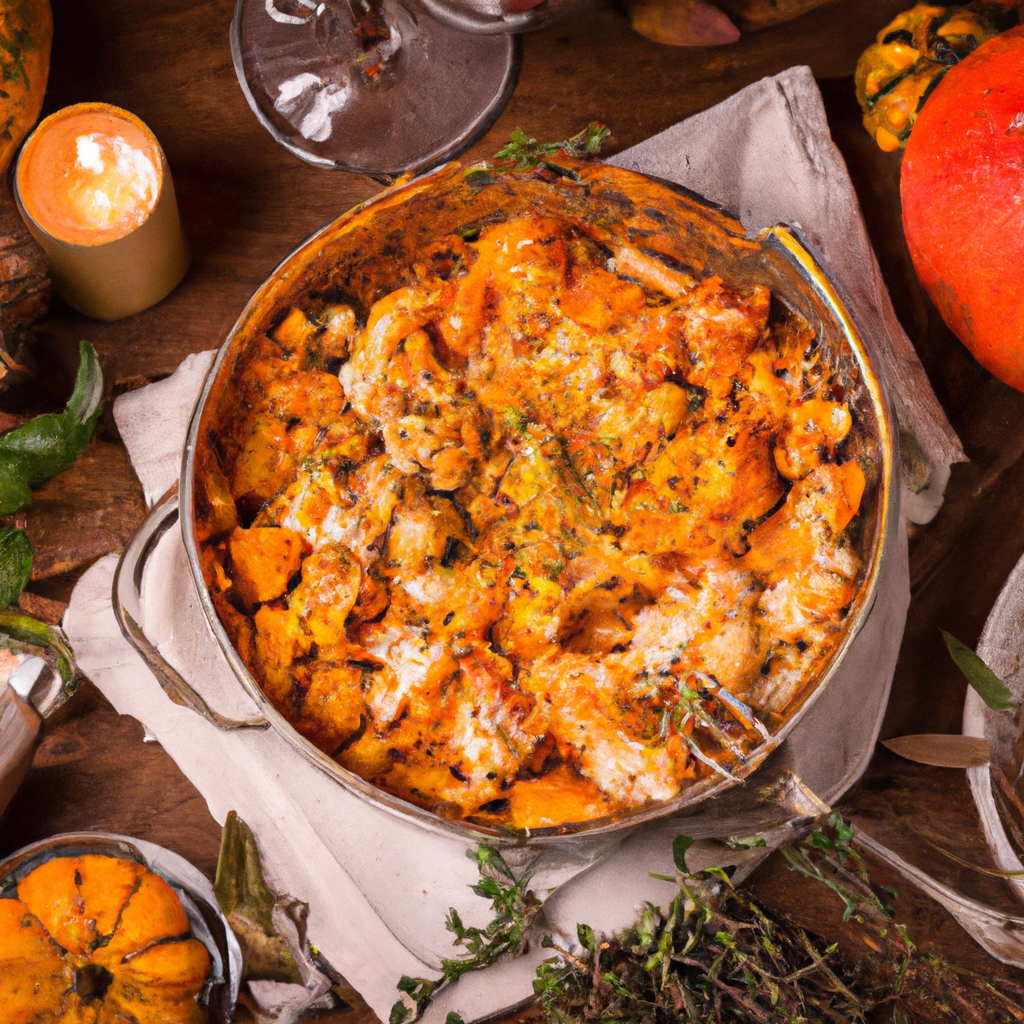Casserole In A Pumpkin