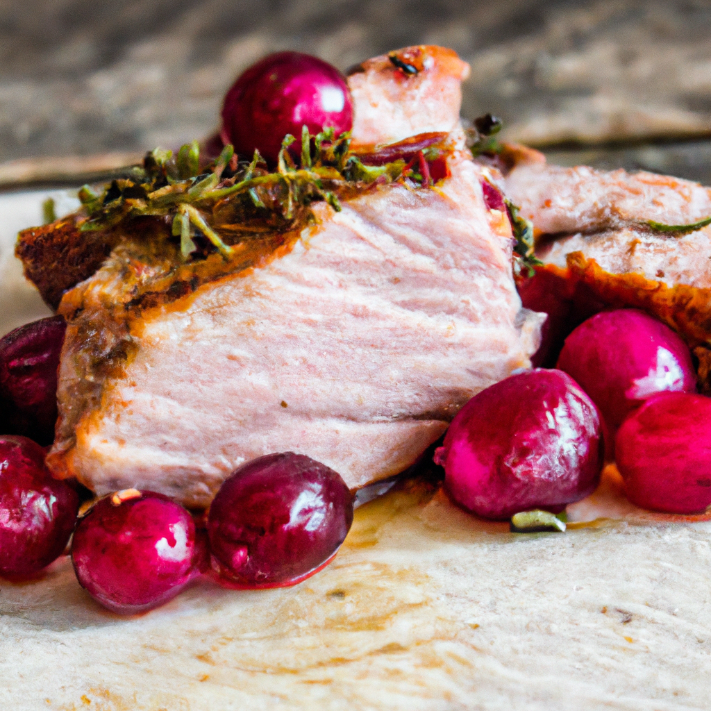 Cranberry Onion Pork Roast