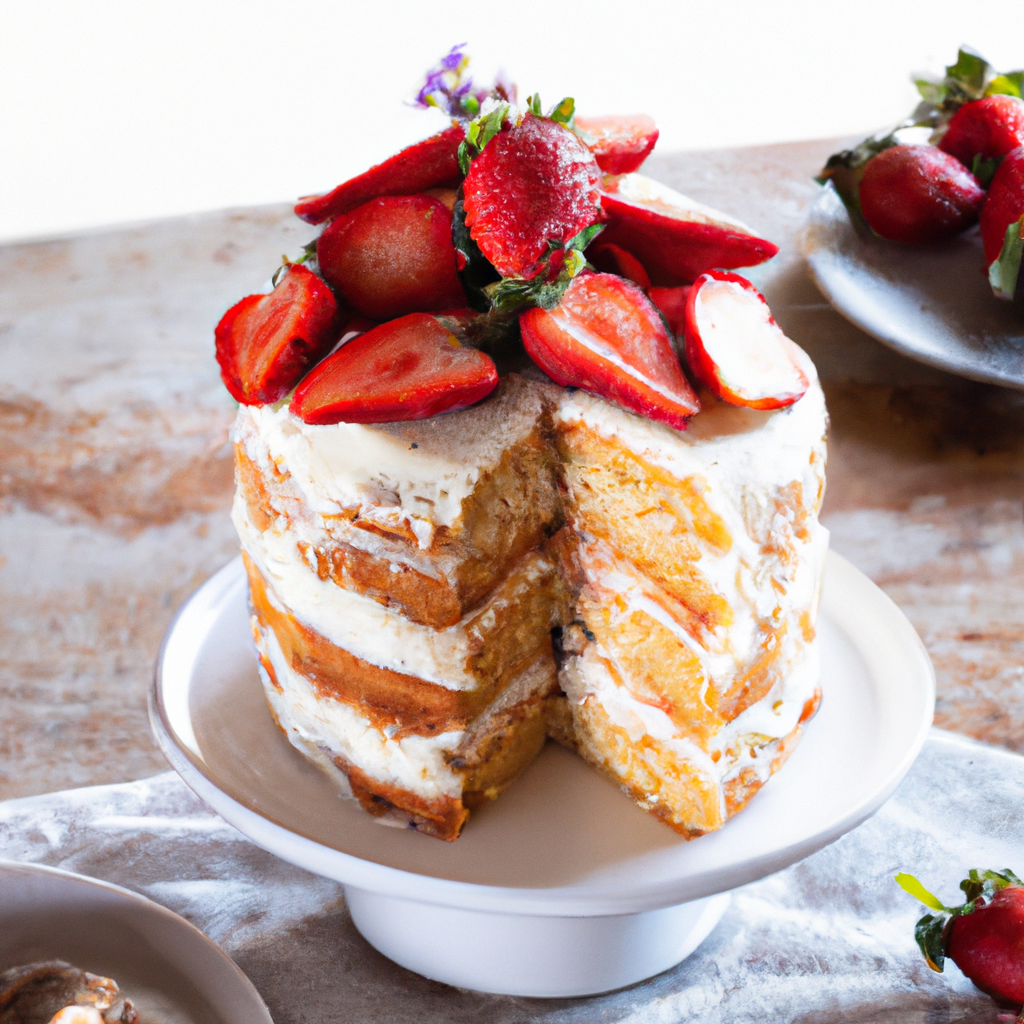 Low Carb Erdbeer Torte