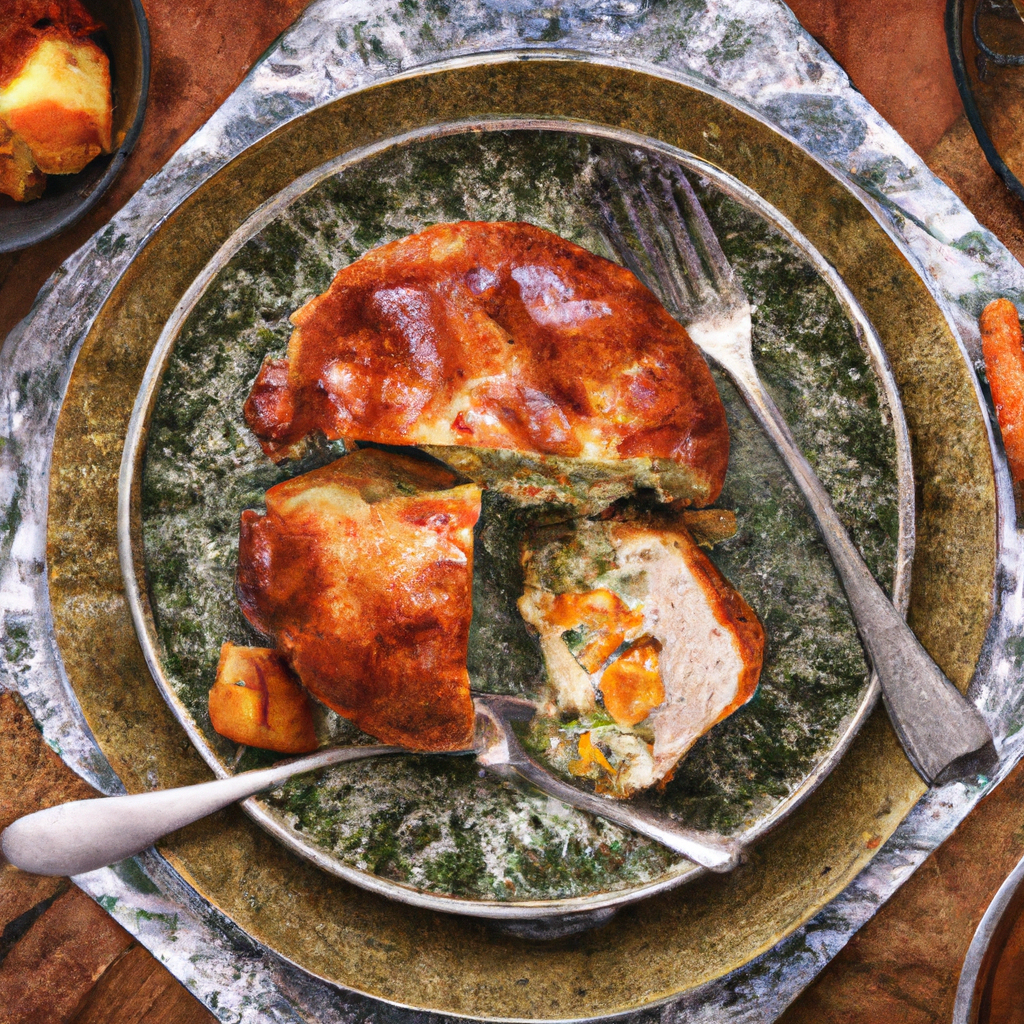 Chicken Pie With Sweet Potato Crust