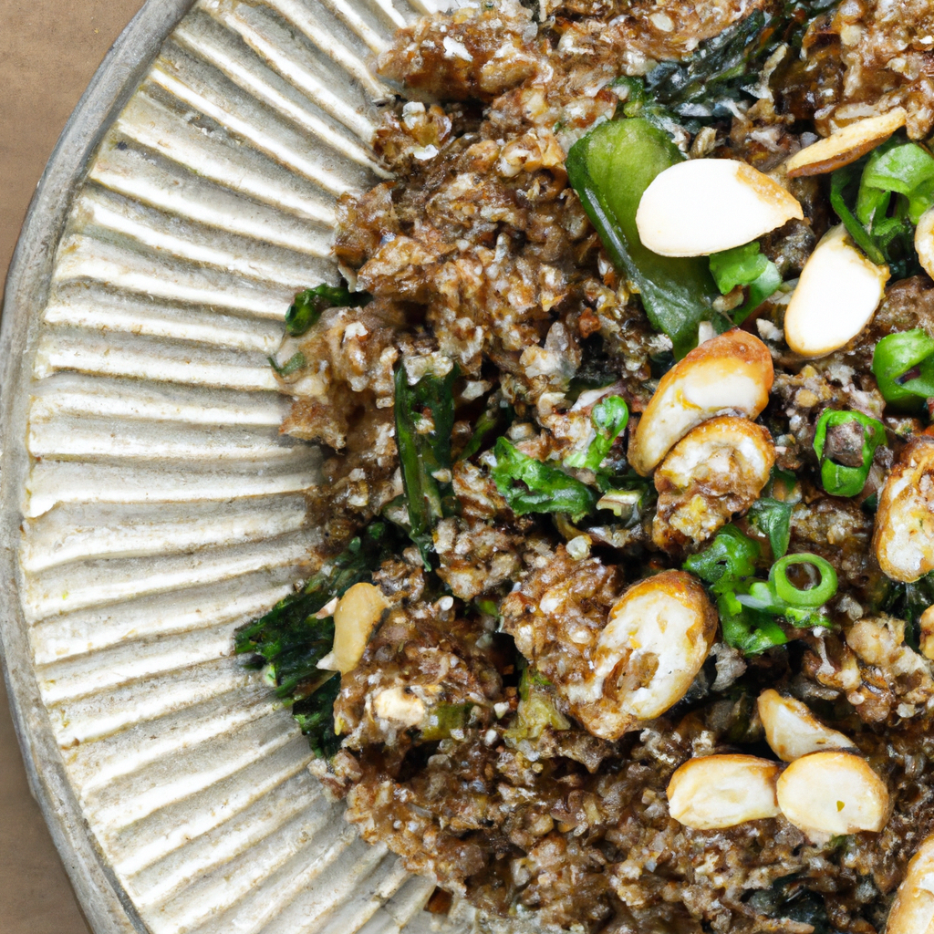 Almond Ginger Green Bean Quinoa