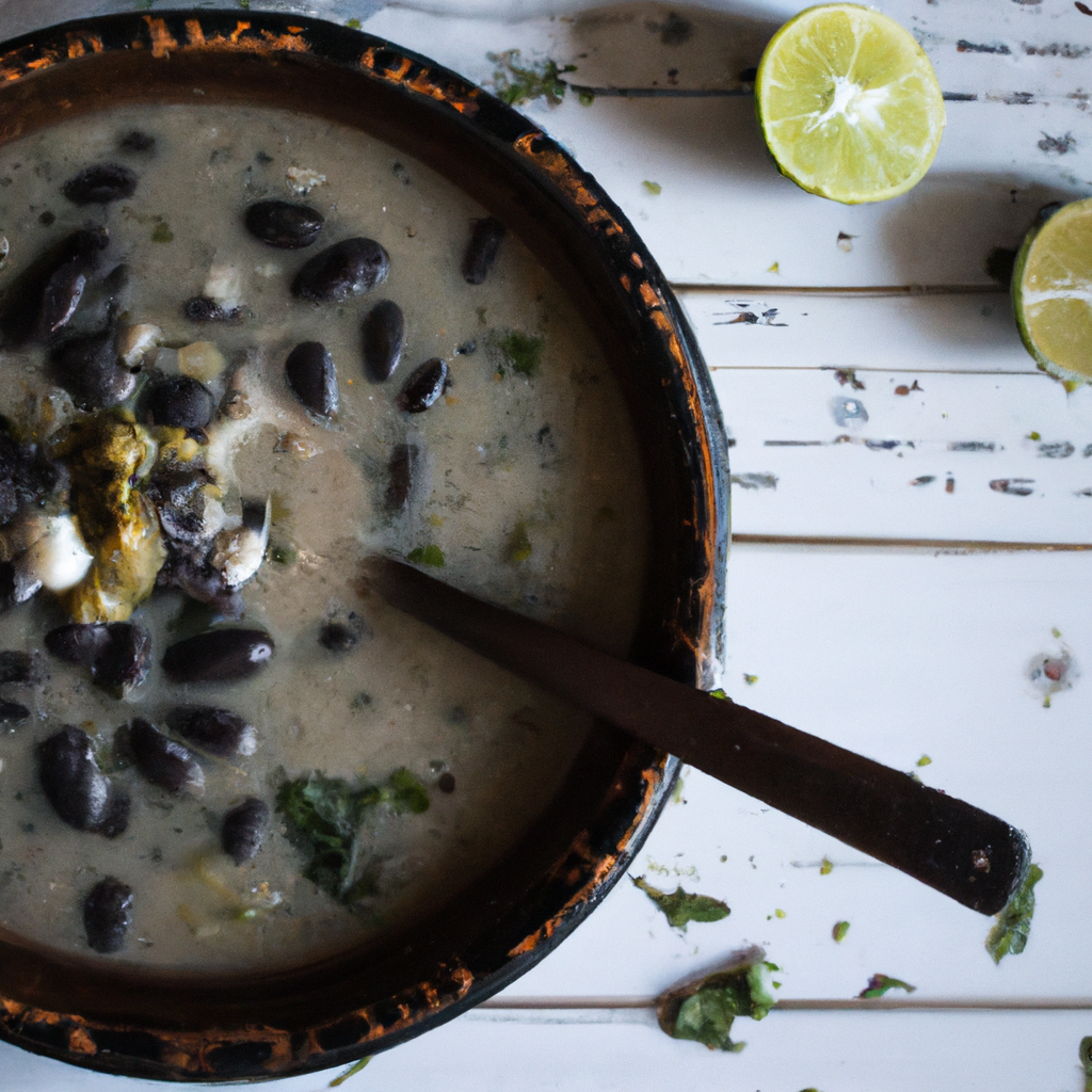 Black Bean And Onion Soup