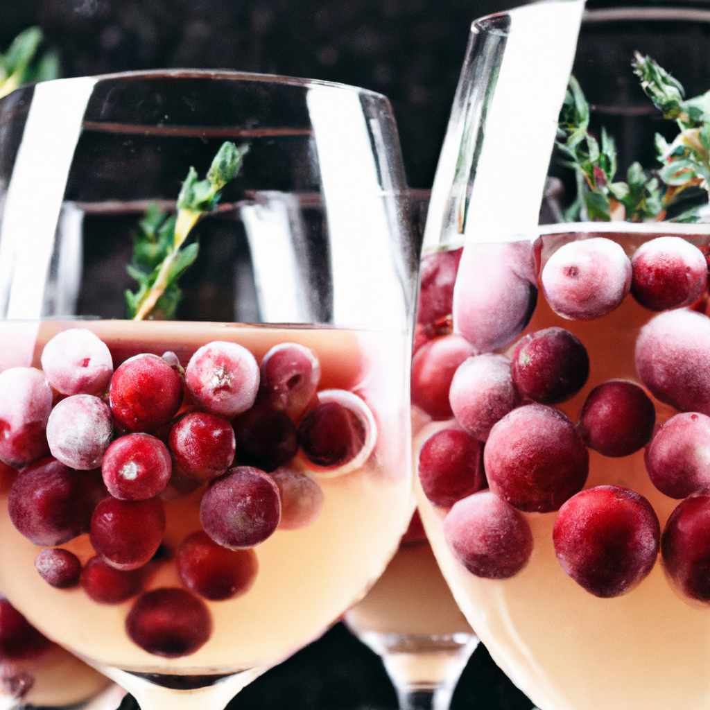 Cranberry Mimosas