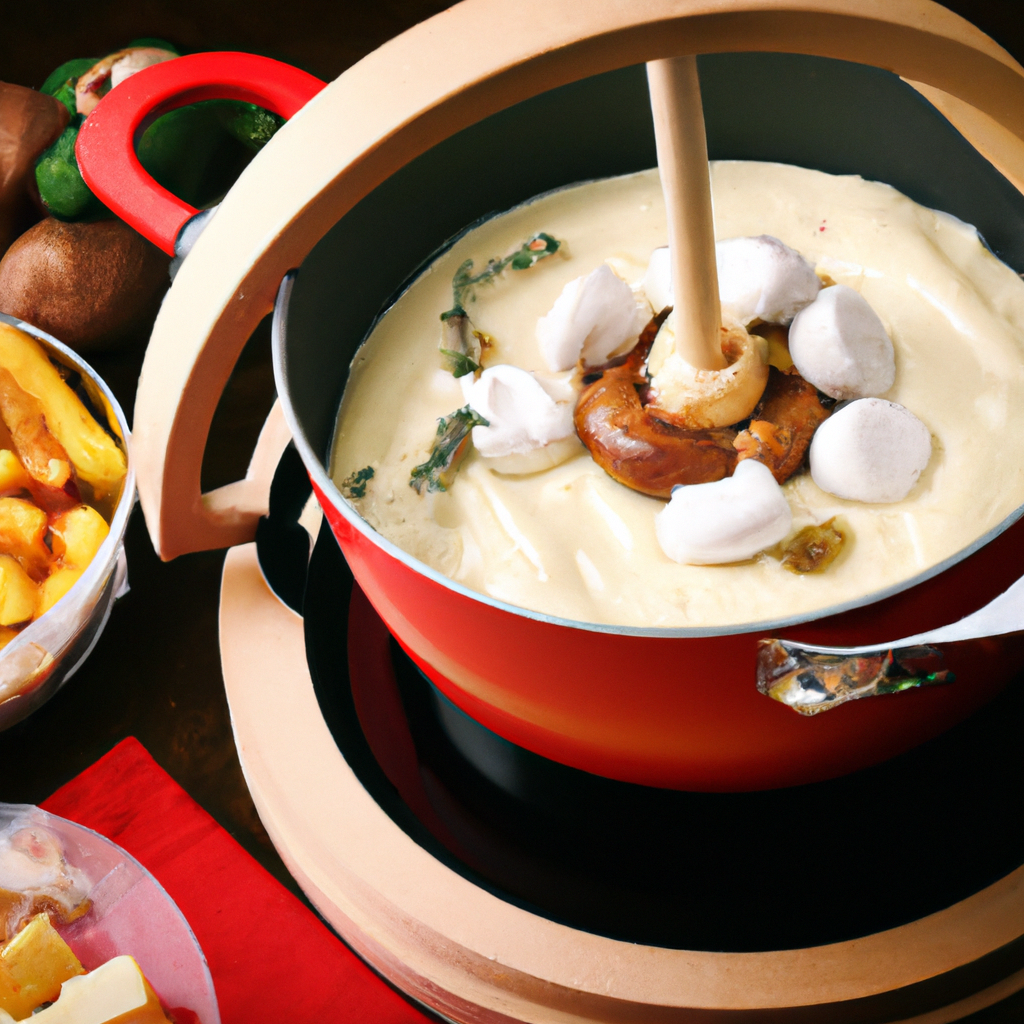 Brie And Wild Mushroom Fondue