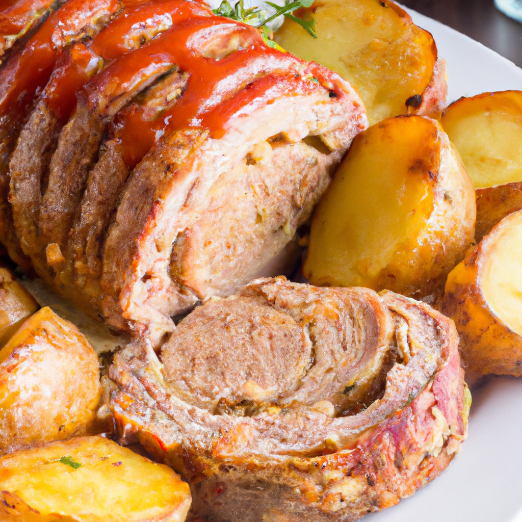 Mediterraner Hackbraten Mit Oregano Kartoffeln