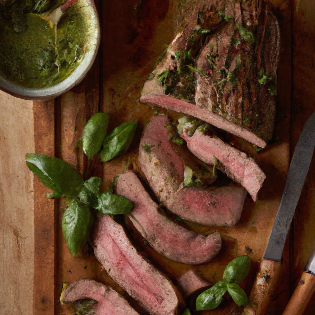 Roast Lamb With Pesto