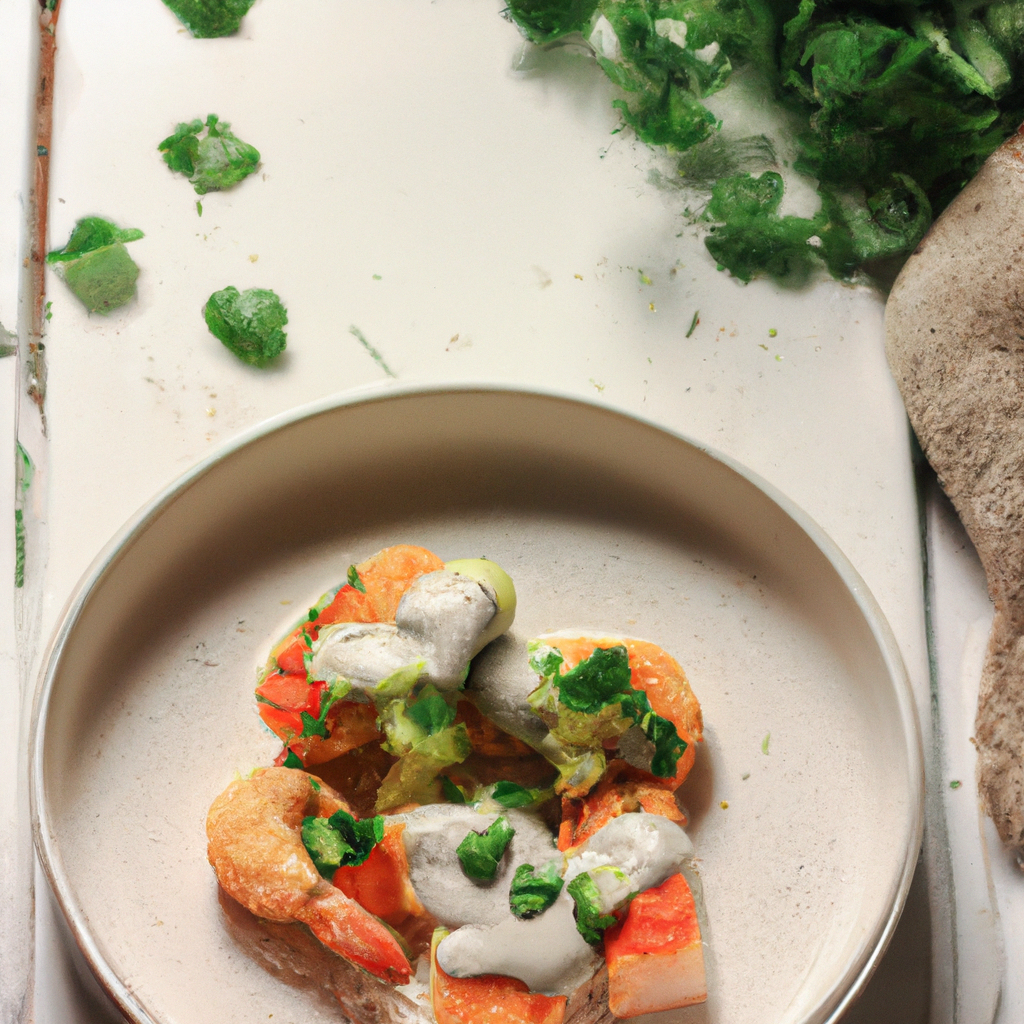 Shrimp In Creamed Sauce