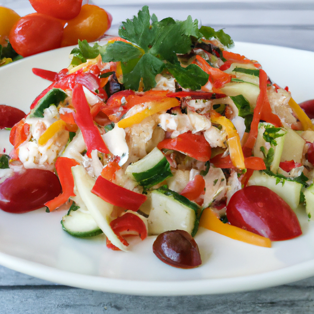 Antipasto Crab Salad
