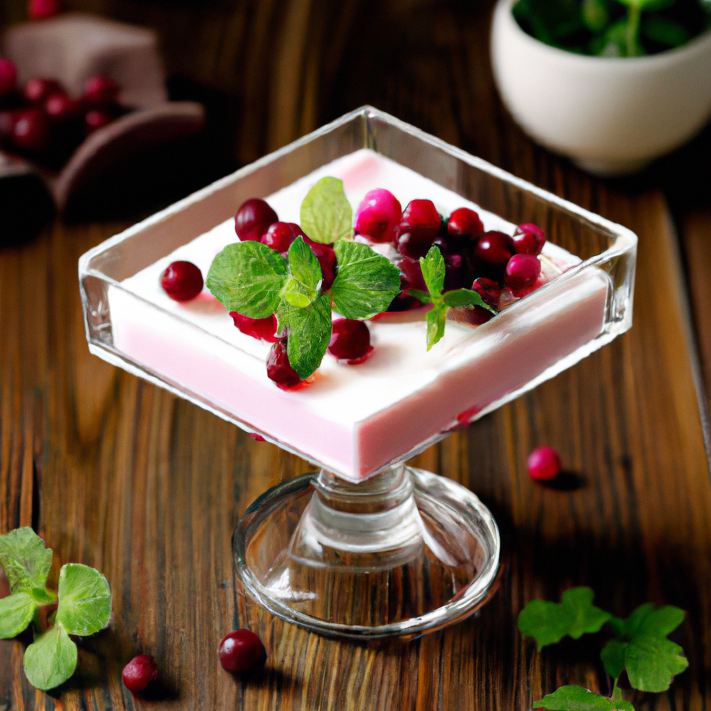 Cranberry Tofu Dessert