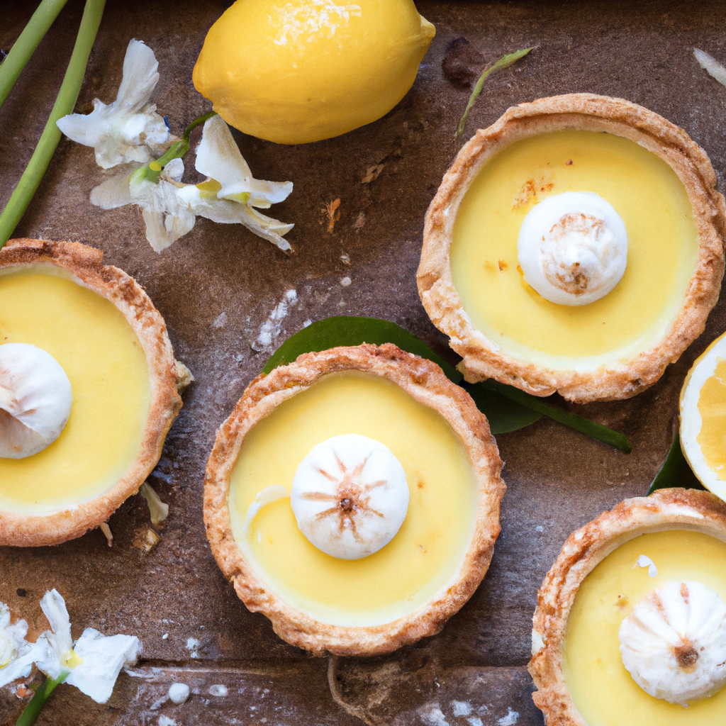 Easter Lemon Curd Tarts