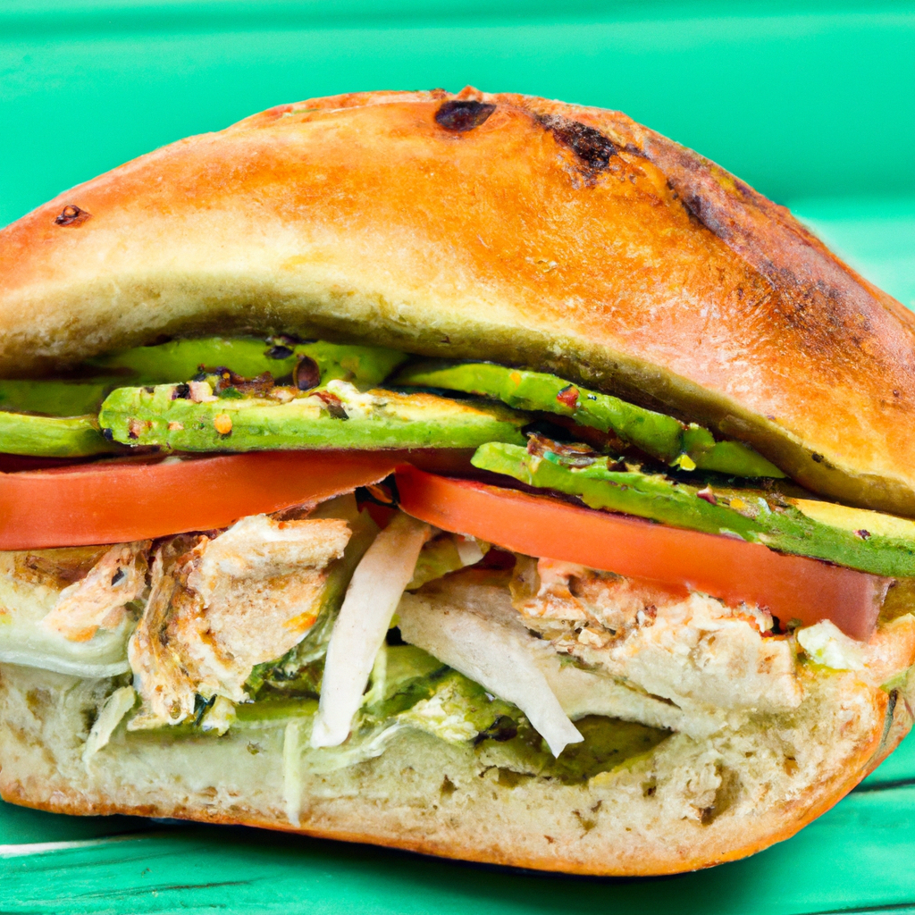 Avocado And Chicken Tortas