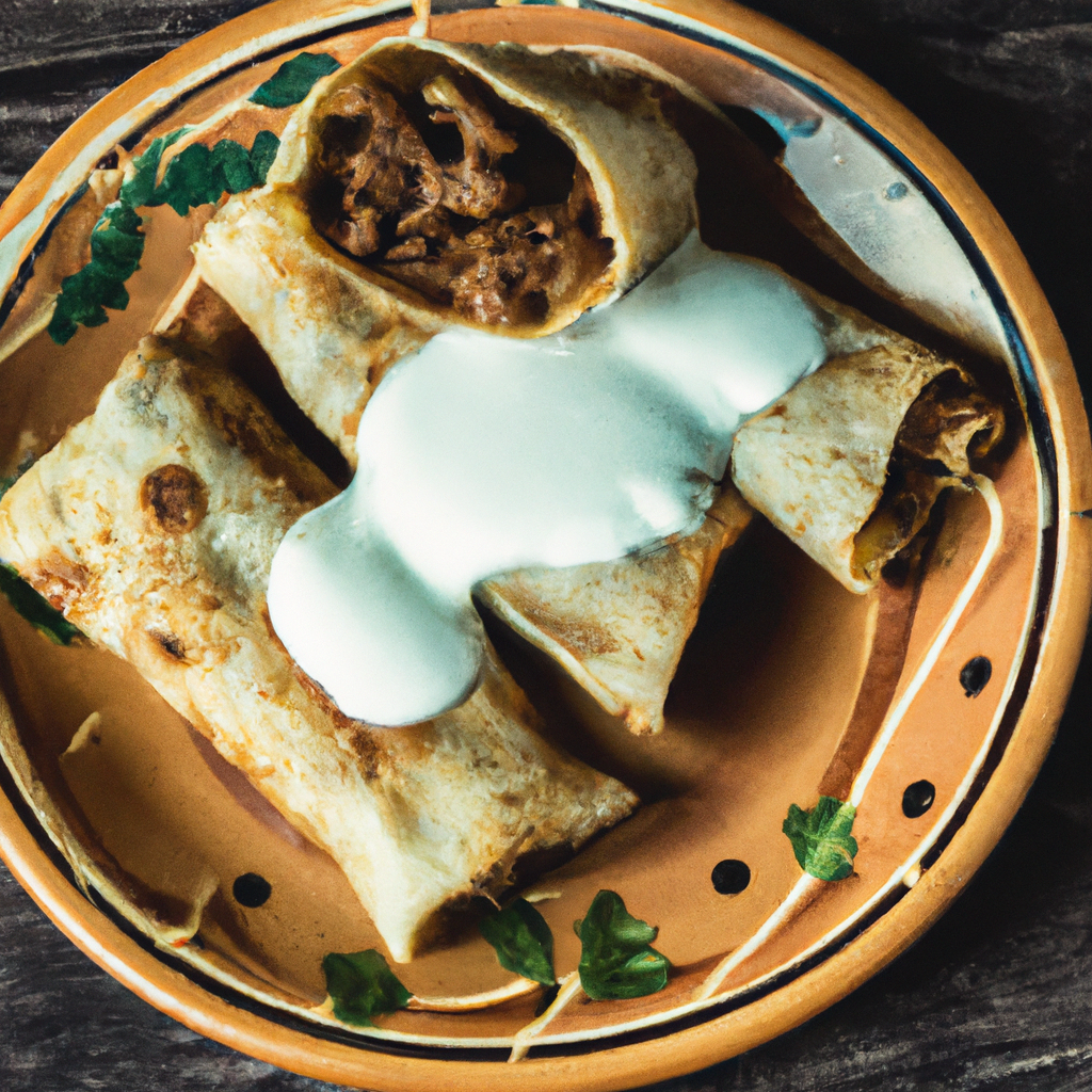 Beef Chimichangas