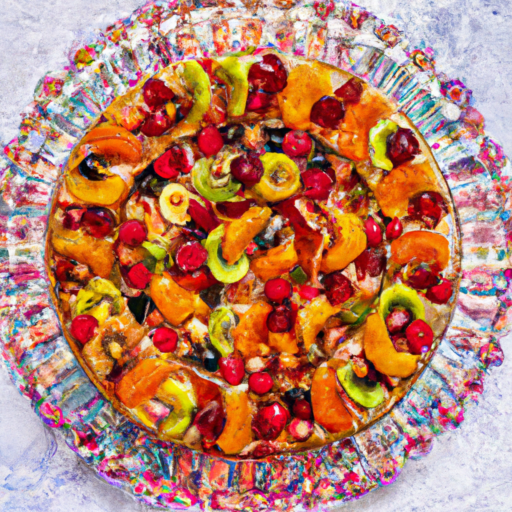 Stained Glass Fruit Cake