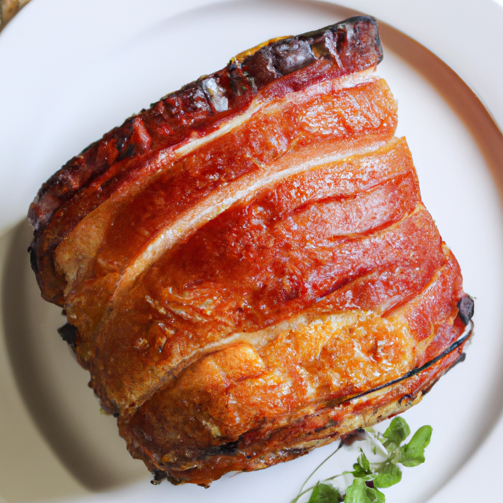 Ginger Rum Glazed Ham