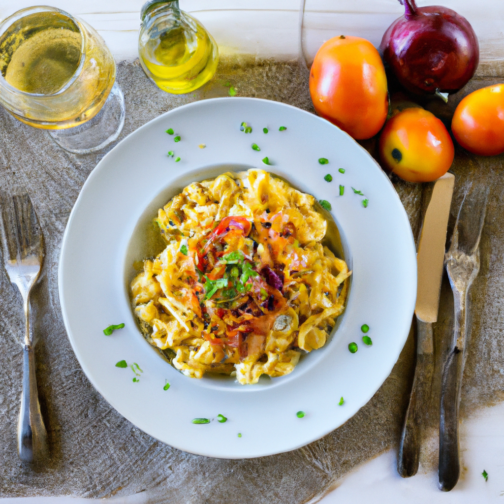 Pasta With Roasted Garden Vegetables
