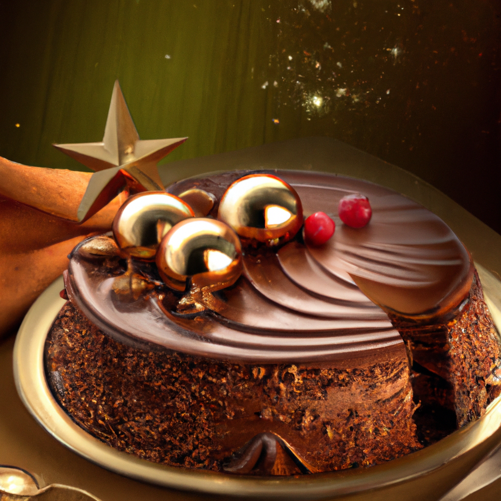 Chocolate Christmas Cake