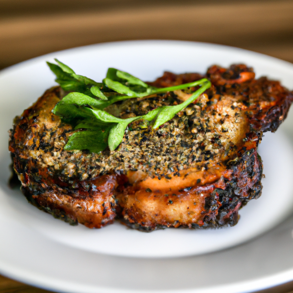 Mincemeat Stuffed Pork Chops
