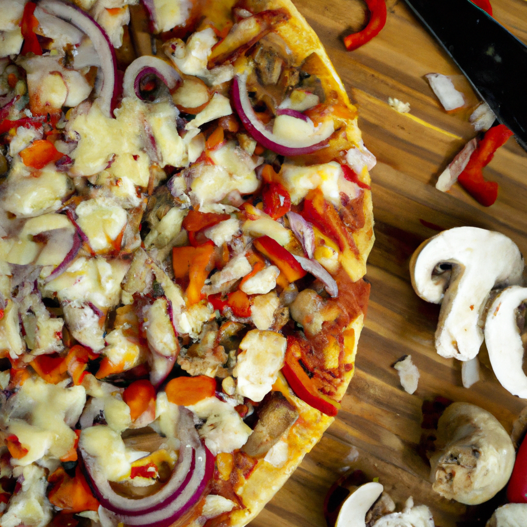 Spicy Thai Chicken Pizza