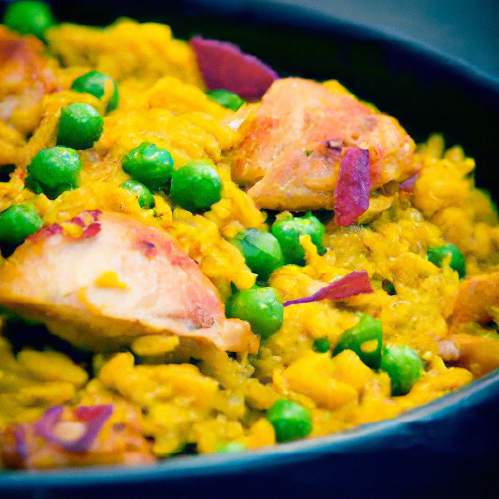 Baked Chicken Chorizo Paella
