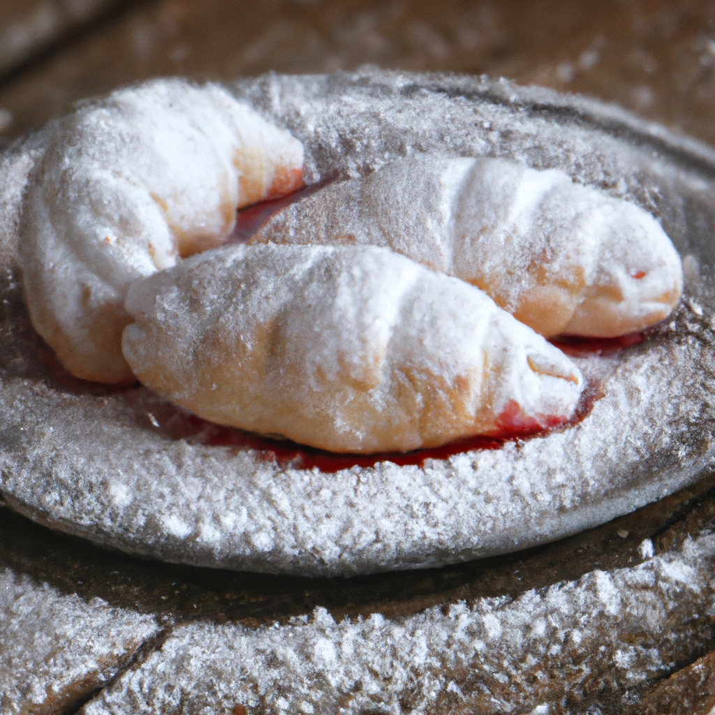 Cherry Cream Crescents