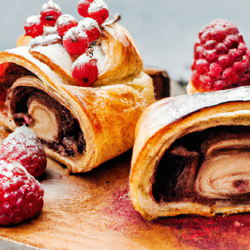 Chocolate Raspberry Puff Pastry