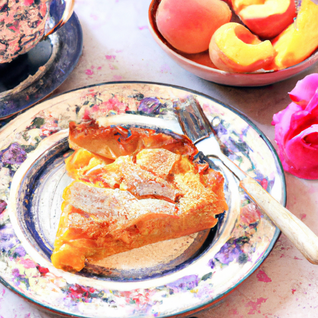 French Crunch Peach Pie