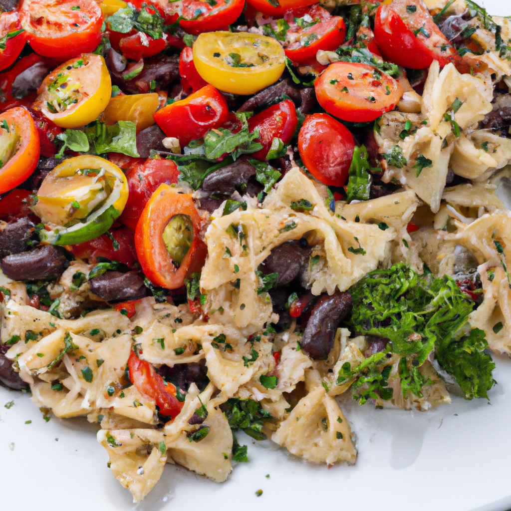 Black Bean And Pasta Salad