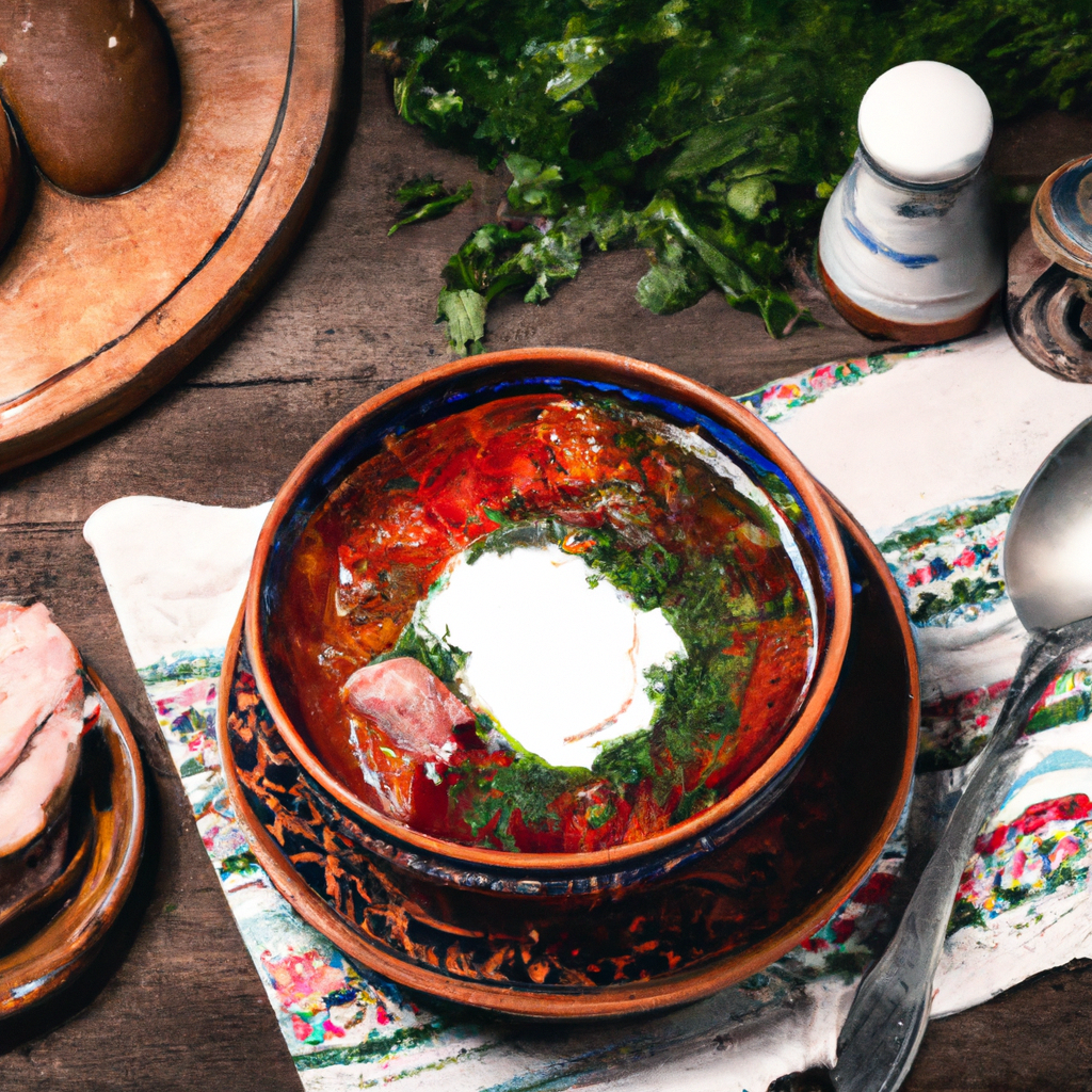 Borscht Soup With Pork