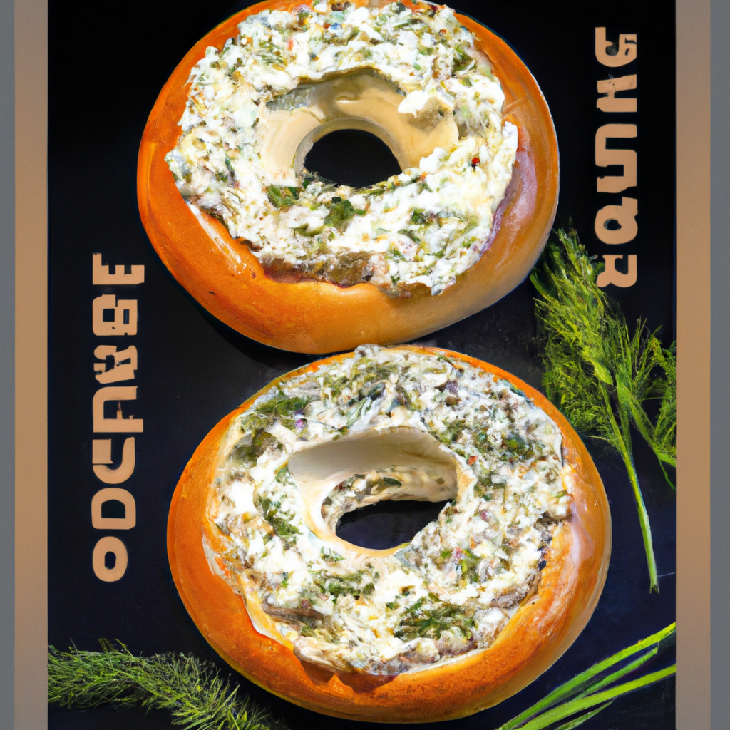 Mini Bagels With Crab Spread