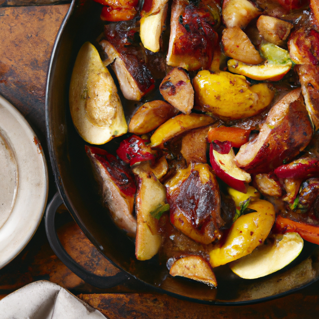 Pork Chop Apple Sweet Potato