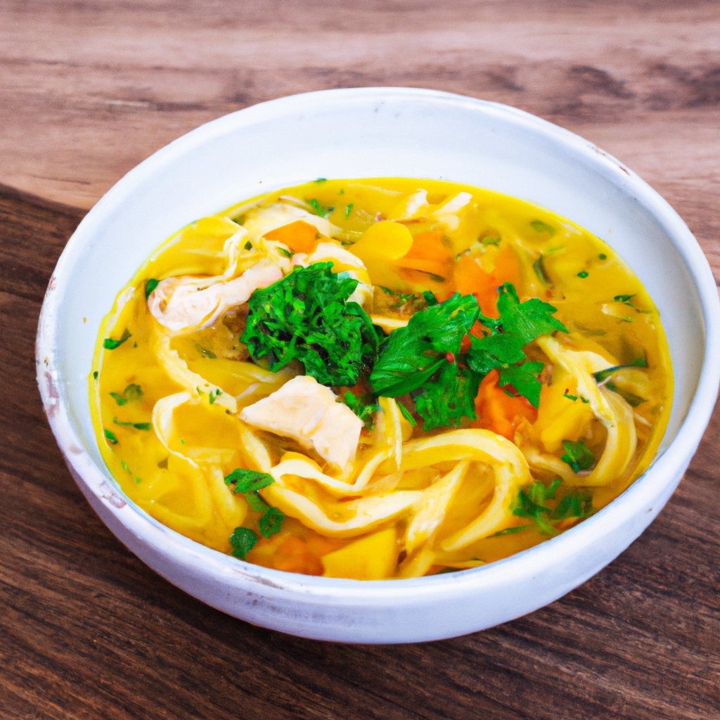 Baked Chicken Noodle Soup