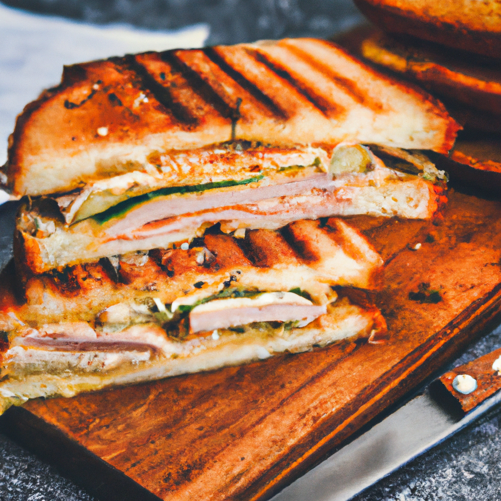 Cuban Chicken Panini