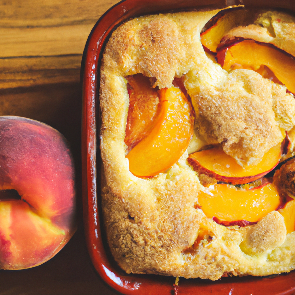 Dutch Oven Peach Cobbler