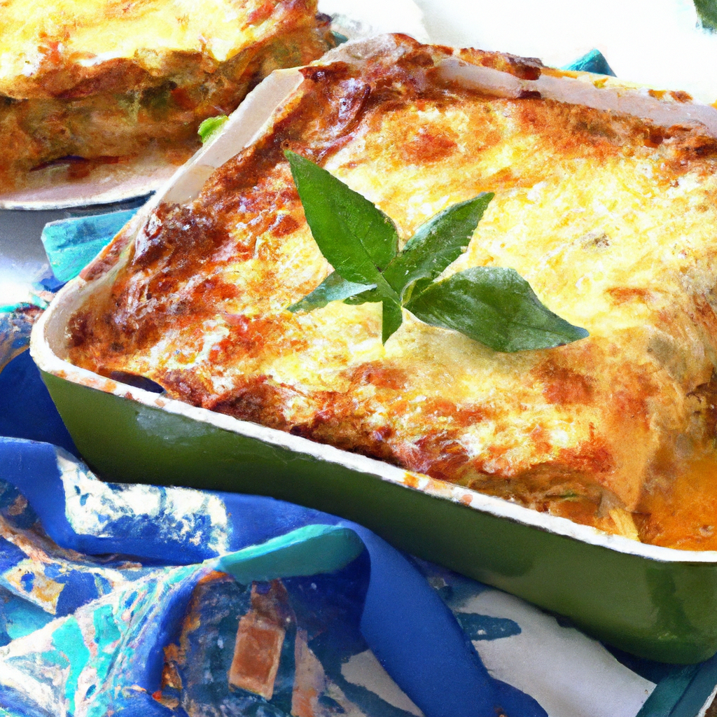 Meat And Vegetable Lasagna Easy