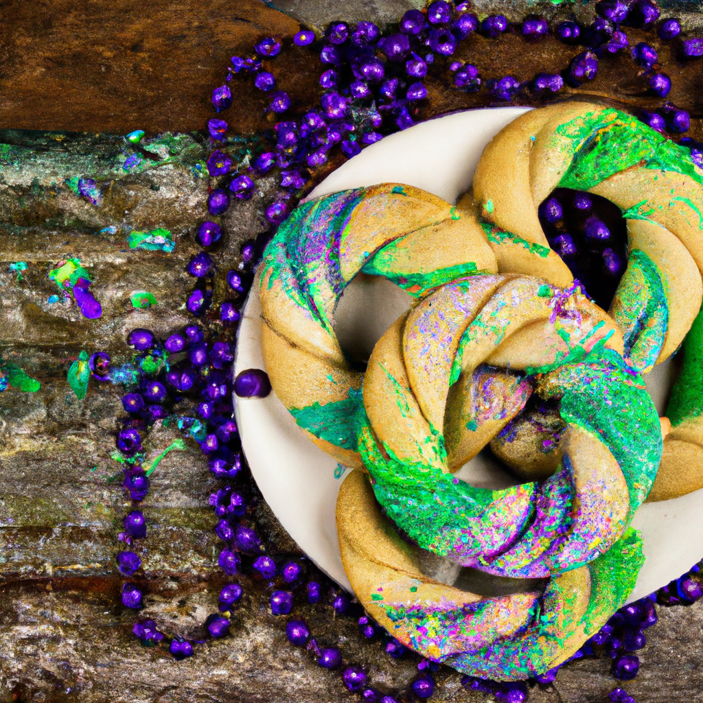 Easy King Cake Biscuits