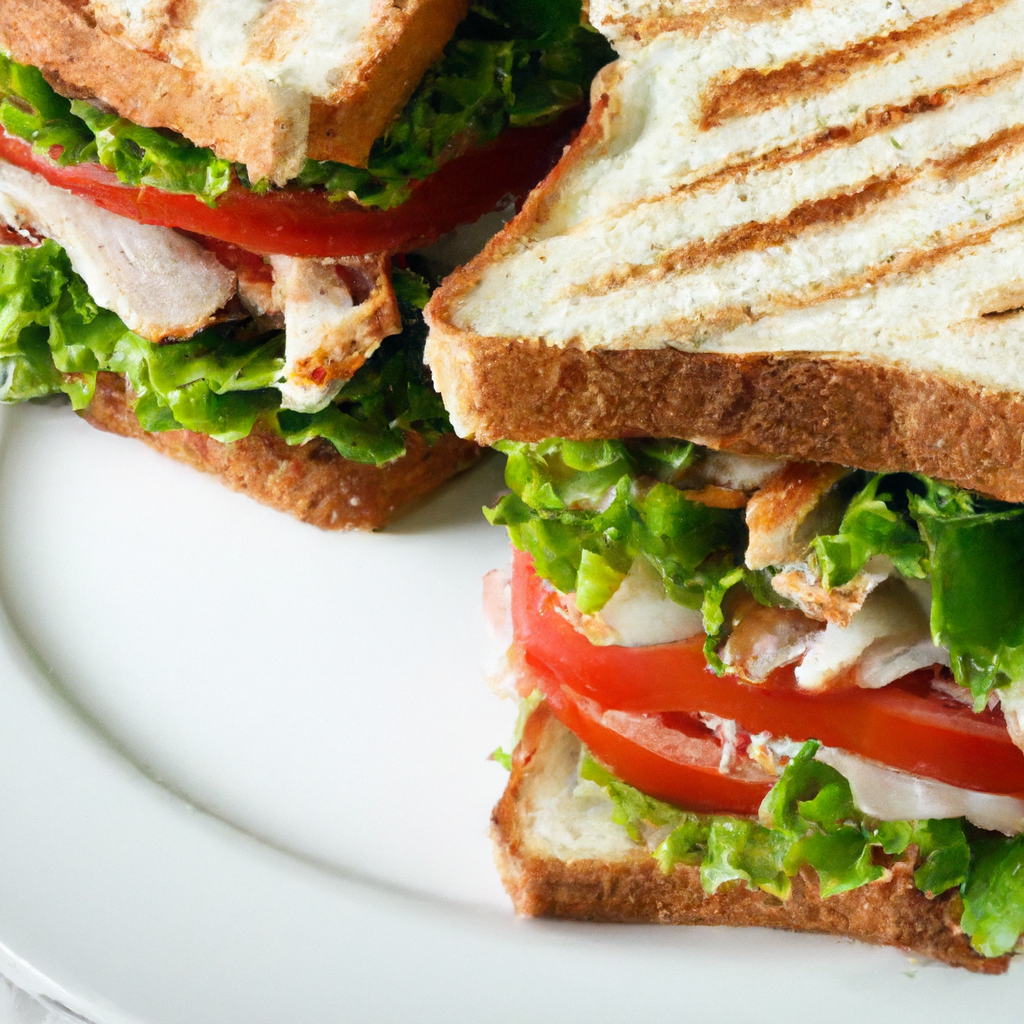 Chicken Ham Club Sandwich
