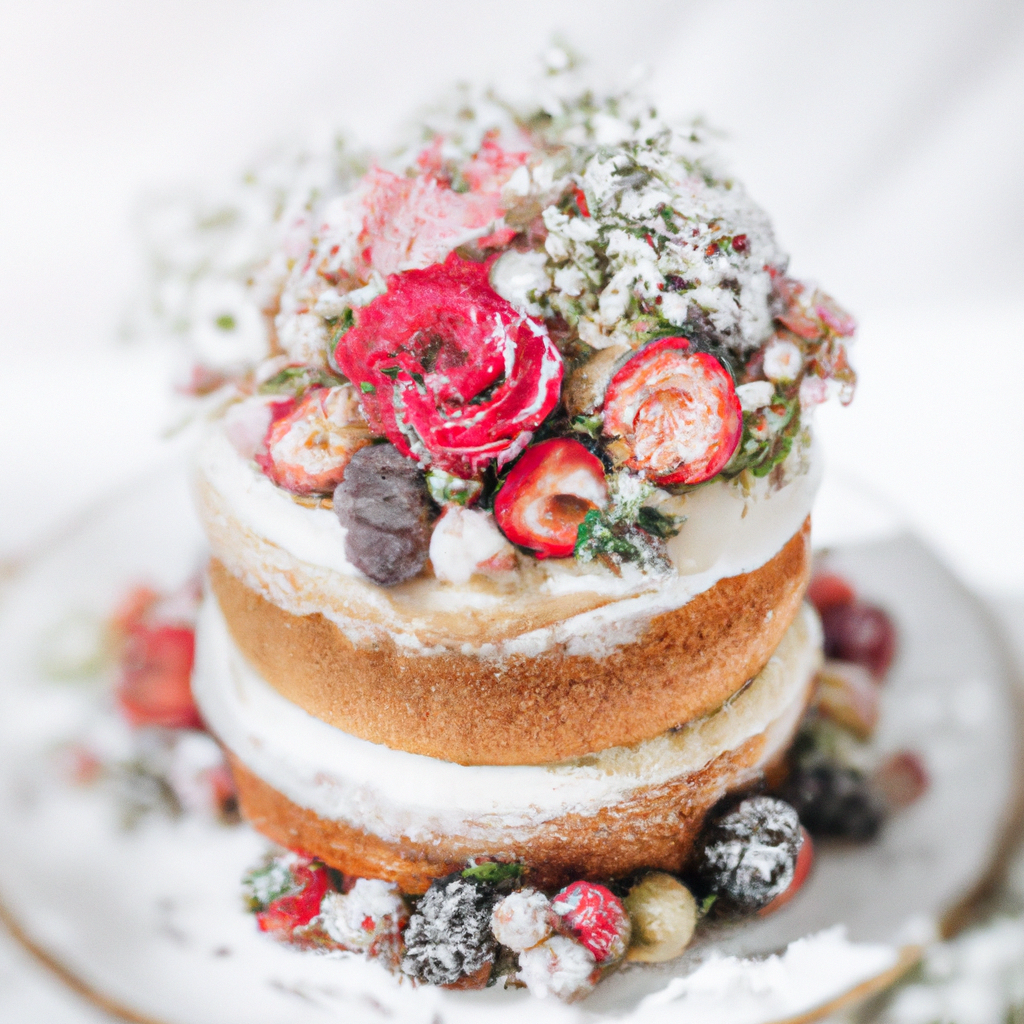 Large Engagement Cake