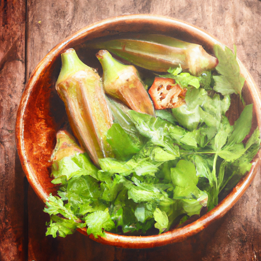 Okra And Chicken Stew