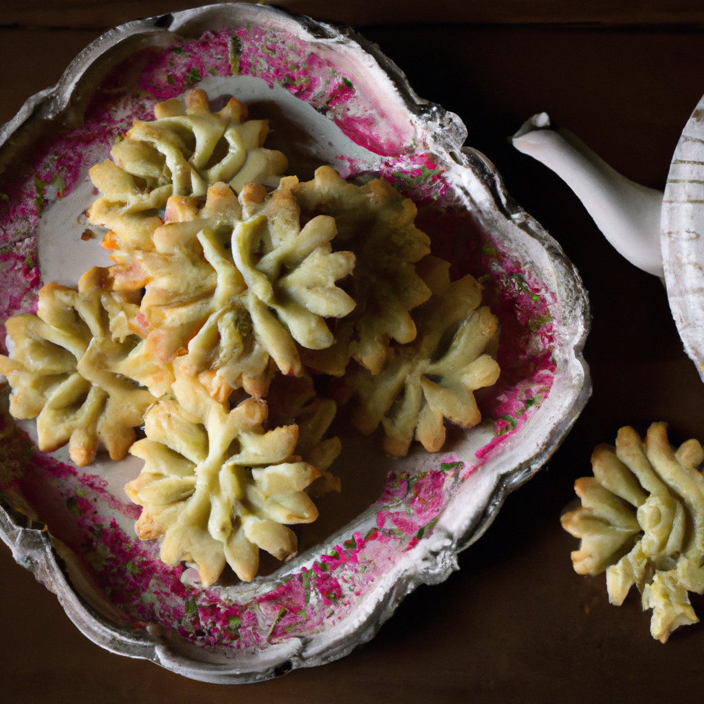Piped Shortbread Cookies
