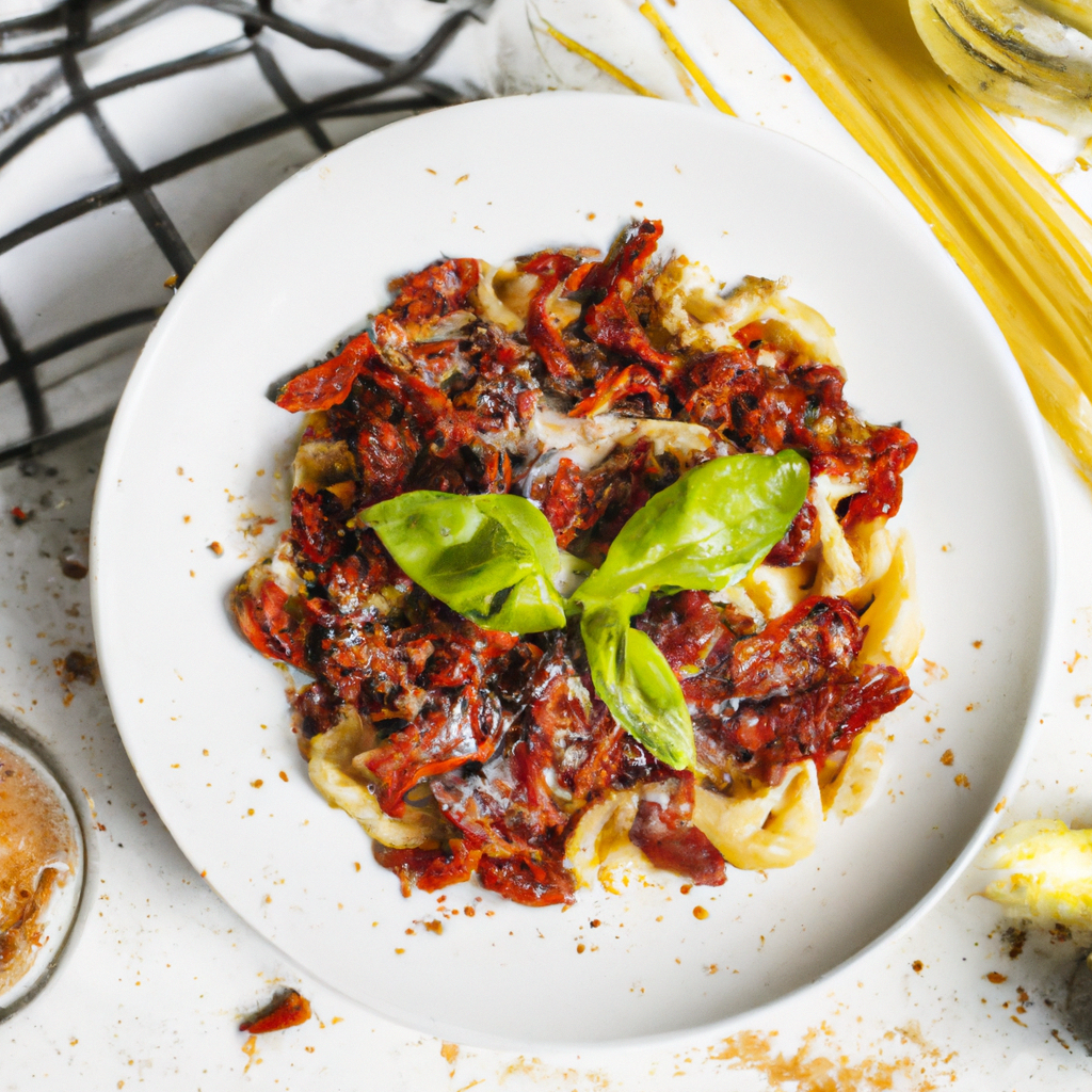 Sun Dried Tomato Fresh Pasta